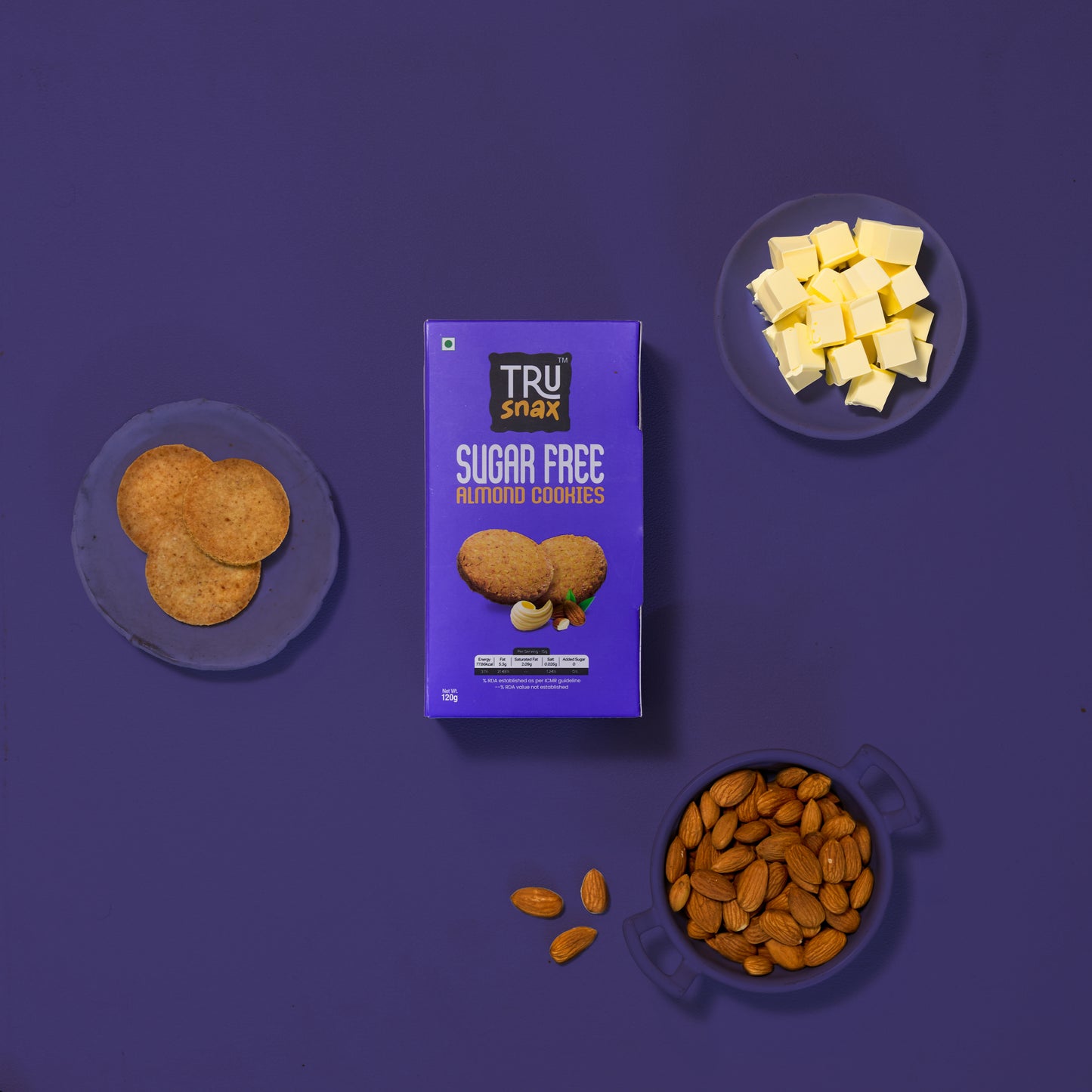 Sugarfree Almond Butter Cookies