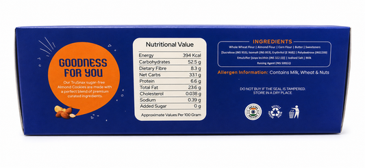TruSnax Sugar-free Almond Cookies