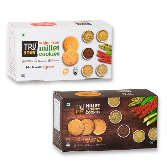 Millet Magic Combo – Sugar-Free Millet Cookies and Jaggery Cookies