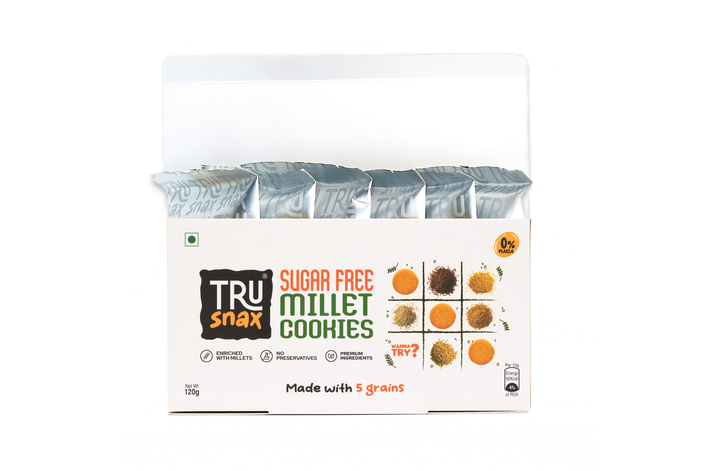 Sugarfree Millet Cookies