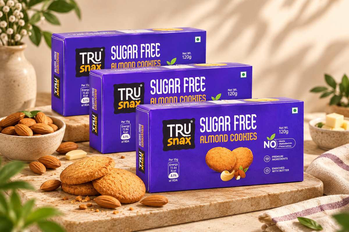 TruSnax Sugar-free Almond Cookies