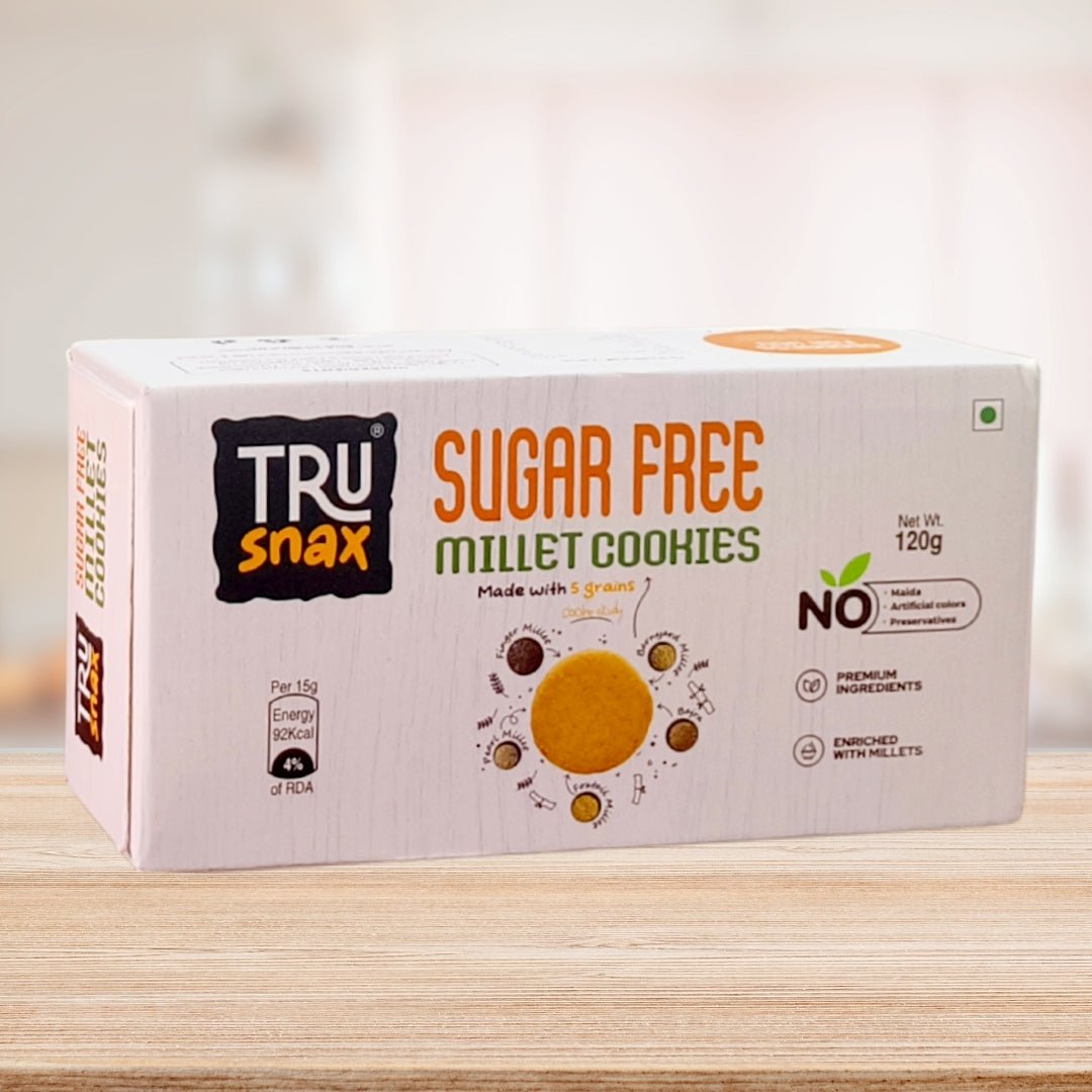 Trusnax Sugar-Free Millet Cookies pack