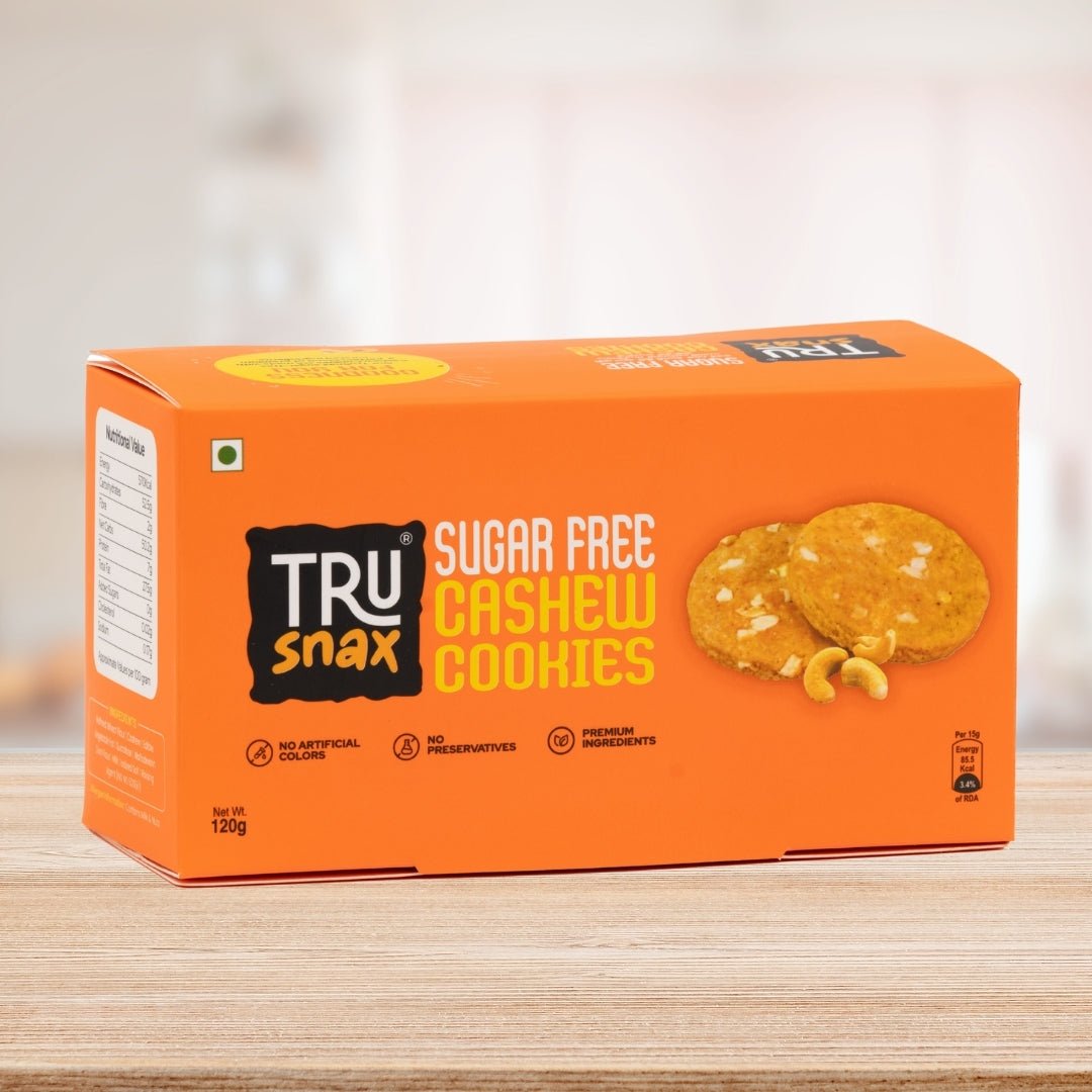 Trusnax Sugar-Free Cashew Cookies pack
