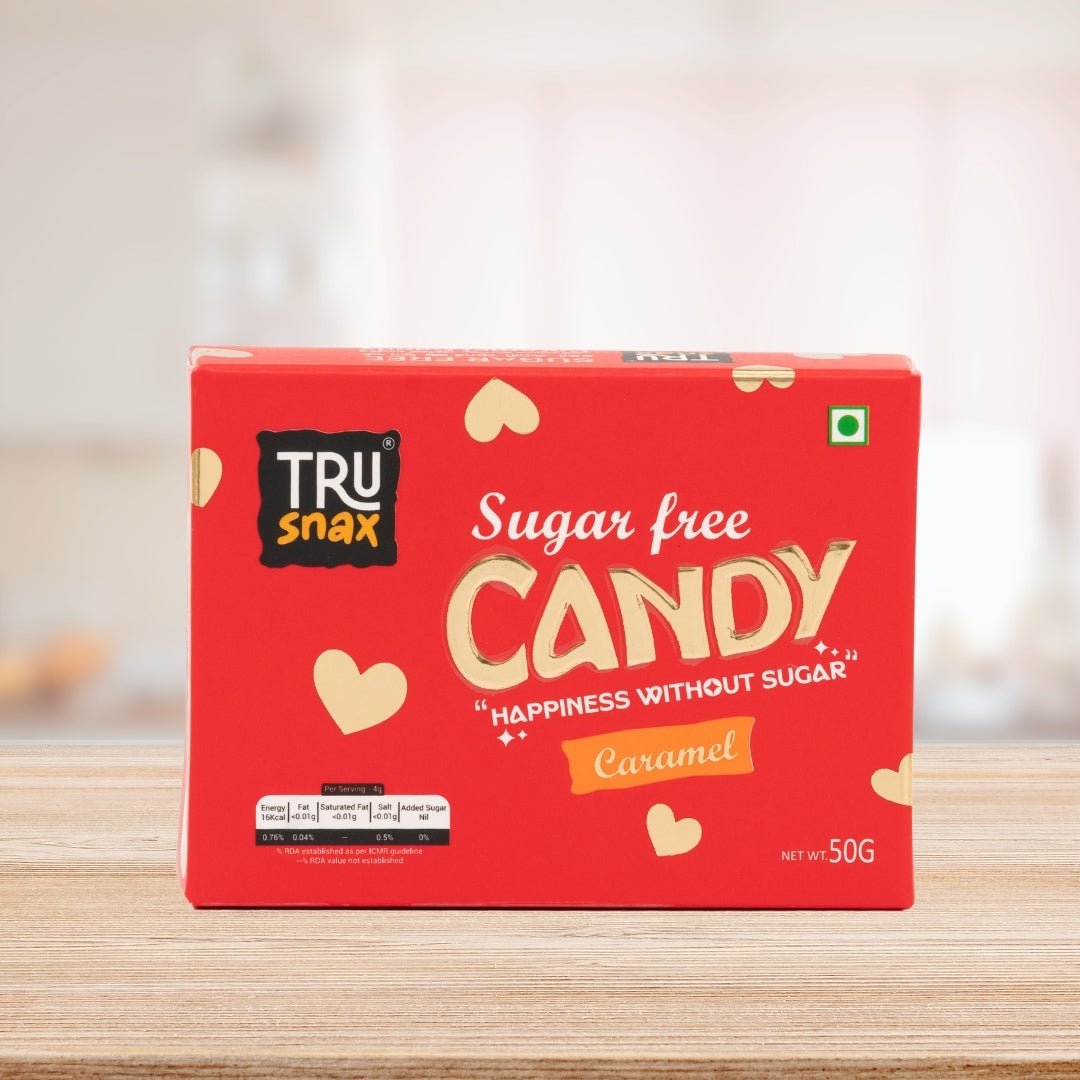Trusnax Sugar-Free Caramel Candy pack