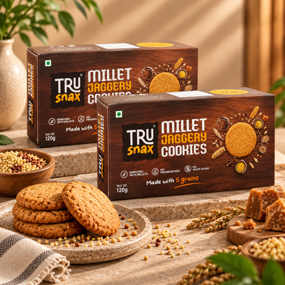 TruSnax Millet Jaggery Cookies