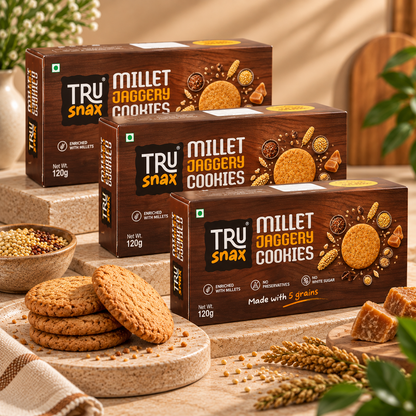 TruSnax Millet Jaggery Cookies