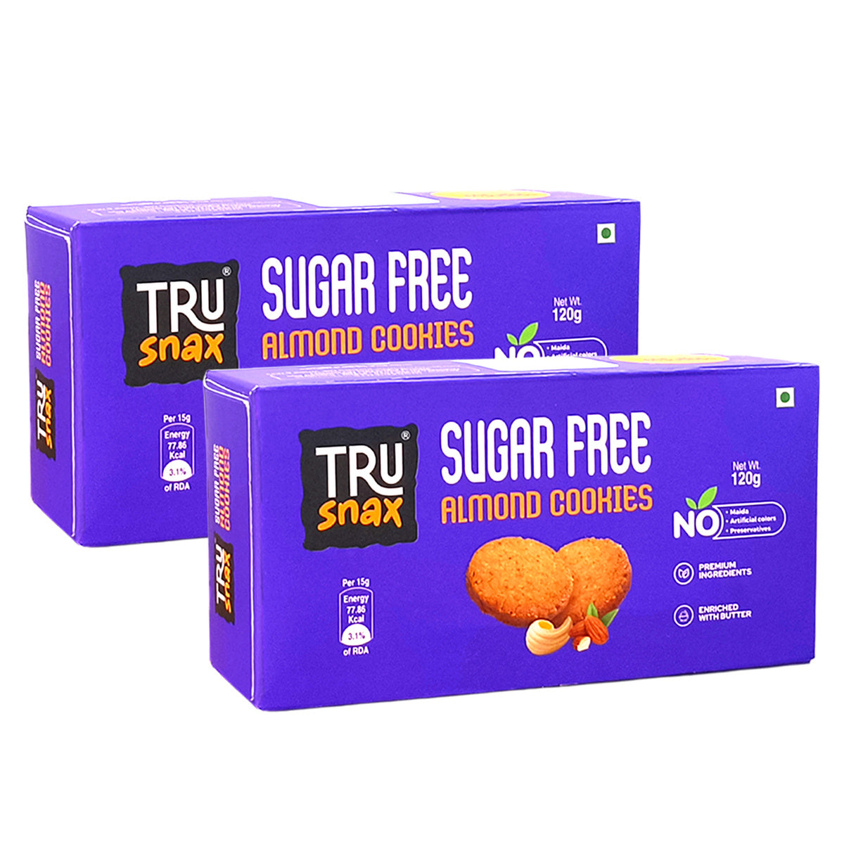 TruSnax Sugar-free Almond Cookies
