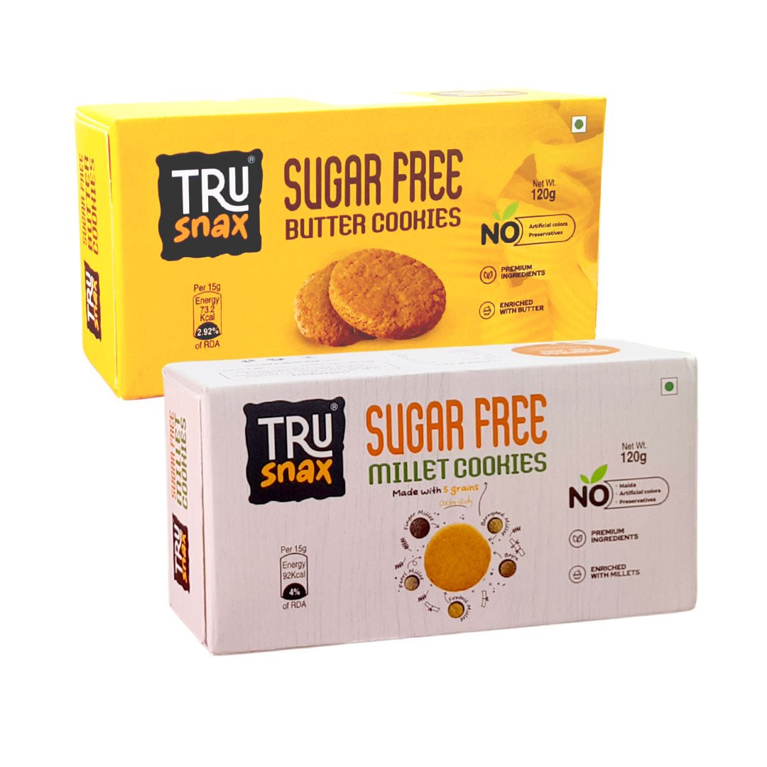 Pure Indulgence Duo healthy cookie pack by Trusnax