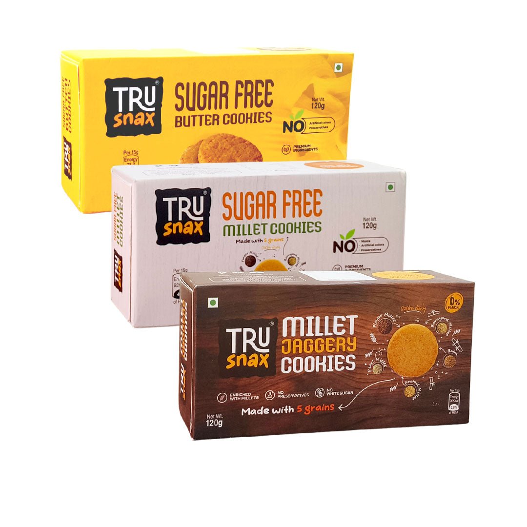 Family Favourite Trio healthy cookie pack by Trusnax