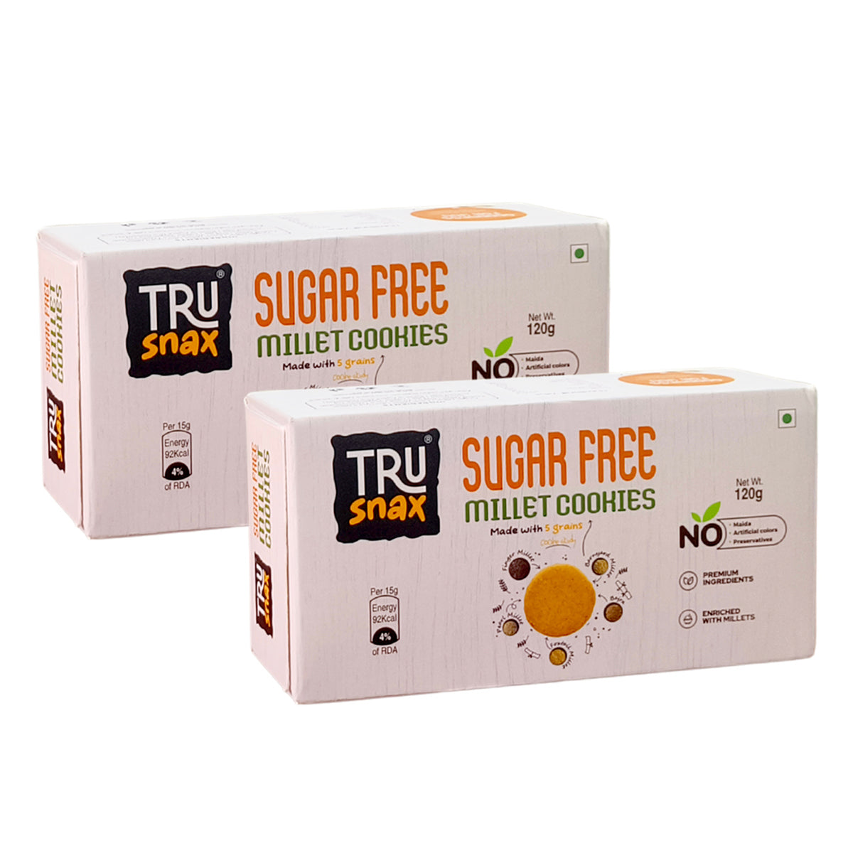 TruSnax Sugar-Free Millet Cookies
