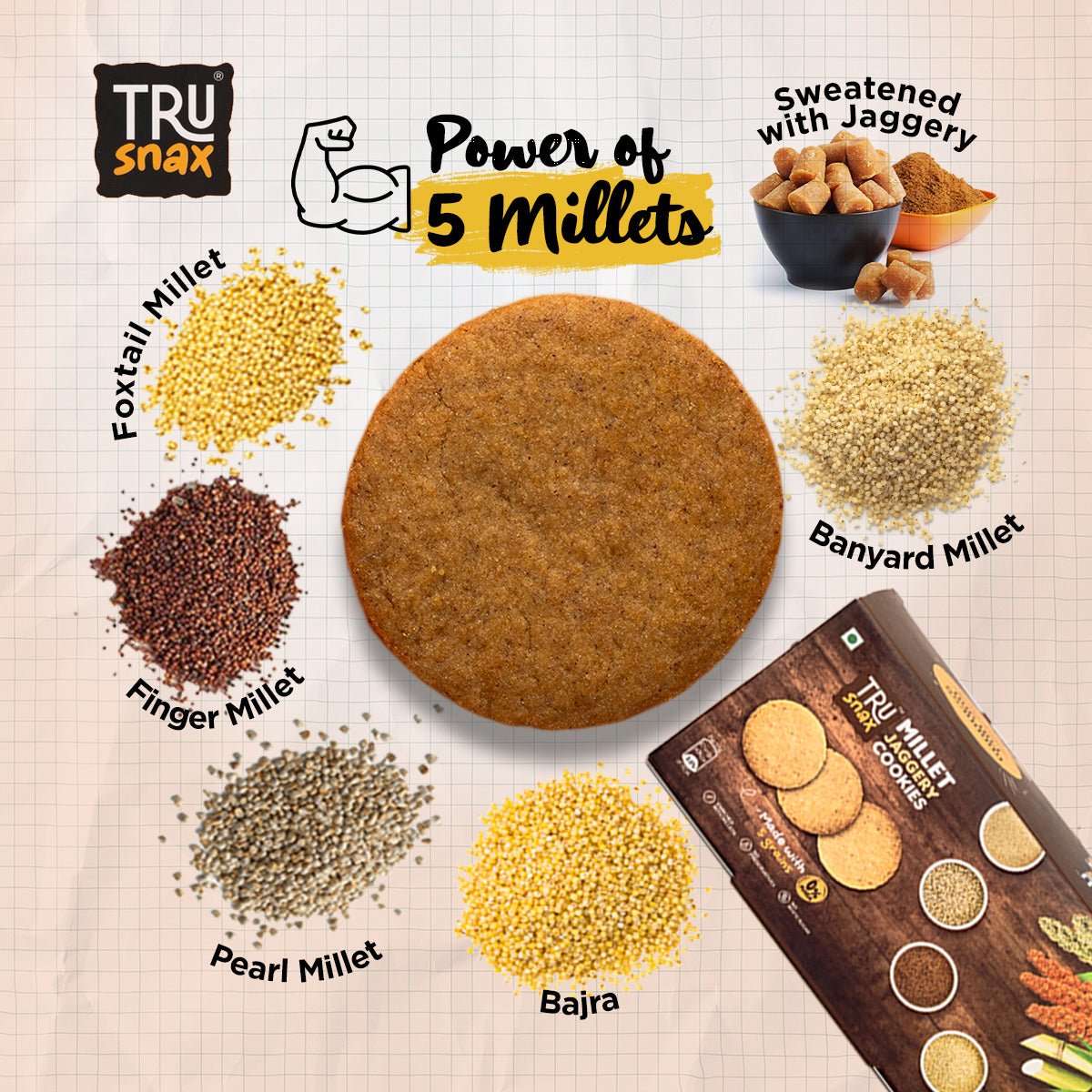 Millet Biscuits for kids
